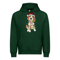Forest Green christmas beagle Urban Hoodie - RanaPortraitStore
