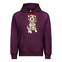 Mauve Wine christmas beagle Urban Hoodie - RanaPortraitStore