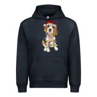 Navy christmas beagle Urban Hoodie - RanaPortraitStore