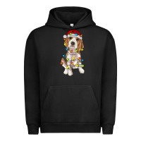 Pigment Black christmas beagle Urban Hoodie - RanaPortraitStore