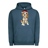 Pigment Midnight Navy christmas beagle Urban Hoodie - RanaPortraitStore