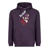 Plum waluigi voice ( wah ) Heavyweight Hoodie - artisFamous