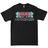 Black Mind your own Motherhood  Mother's Day Premium Tee - CowGirlArtShop