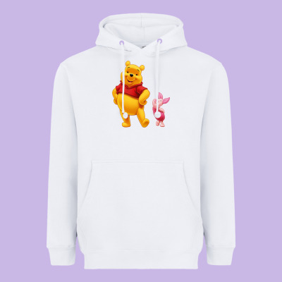 Winnie The Pooh Piglet Heavyweight Hoodie Designed By Artisfamous