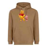 Toasted Coconut Winnie the Pooh Piglet Heavyweight Hoodie - artisFamous