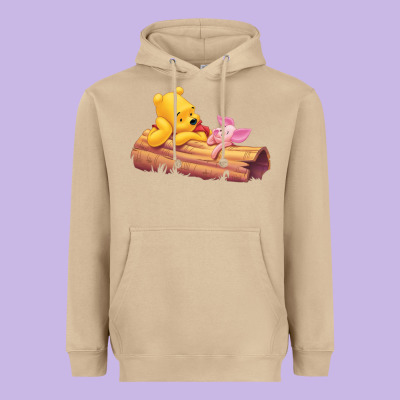 Winnie The Pooh Piglet Heavyweight Hoodie Designed By Artisfamous