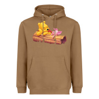 Toasted Coconut Winnie the Pooh Piglet Heavyweight Hoodie - artisFamous