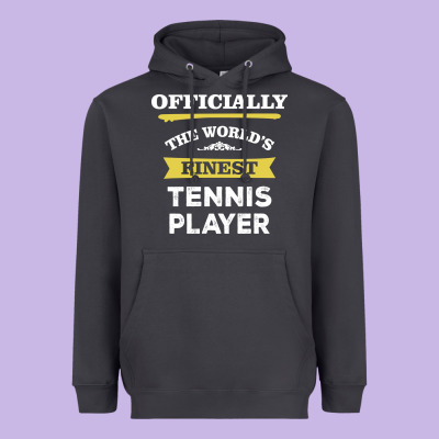 The World's Finest Tennis Player Heavyweight Hoodie Designed By Artisfamous