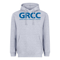 Heather Grey Grand Rapids Community College Heavyweight Hoodie - artisFamous