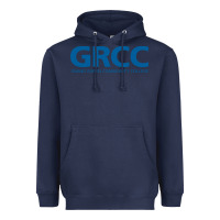 Navy Grand Rapids Community College Heavyweight Hoodie - artisFamous