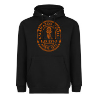 Black Kalamazoo College Heavyweight Hoodie - artisFamous