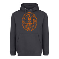 Smoke Kalamazoo College Heavyweight Hoodie - artisFamous
