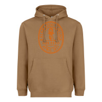 Toasted Coconut Kalamazoo College Heavyweight Hoodie - artisFamous