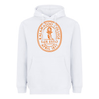 White Kalamazoo College Heavyweight Hoodie - artisFamous
