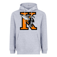Heather Grey Kalamazoo College Heavyweight Hoodie - artisFamous