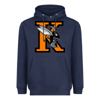 Navy Kalamazoo College Heavyweight Hoodie - artisFamous