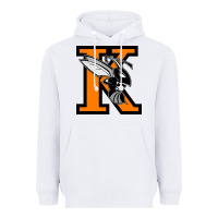 White Kalamazoo College Heavyweight Hoodie - artisFamous