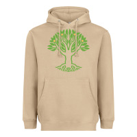 Mushroom Maharishi International College Heavyweight Hoodie - artisFamous