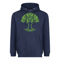 Navy Maharishi International College Heavyweight Hoodie - artisFamous