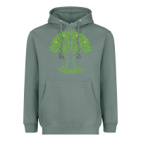 Sage Maharishi International College Heavyweight Hoodie - artisFamous
