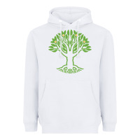 White Maharishi International College Heavyweight Hoodie - artisFamous