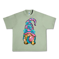 Oil Green Easter Gnome Urban Heavy Tee - BundleAndBundleShop