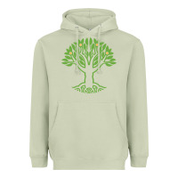 Matcha Maharishi International College Heavyweight Hoodie - artisFamous