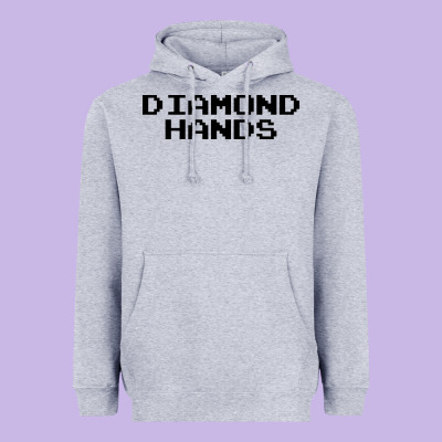 Diamond Hands Heavyweight Hoodie Designed By Artisfamous