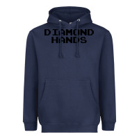 Navy diamond hands Heavyweight Hoodie - artisFamous