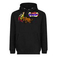 Black Scooby Doo Heavyweight Hoodie - artisFamous