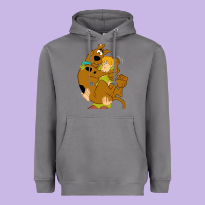 Scooby Doo And Shaggy Heavyweight Hoodie Designed By Artisfamous