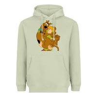 Matcha Scooby Doo and Shaggy Heavyweight Hoodie - artisFamous