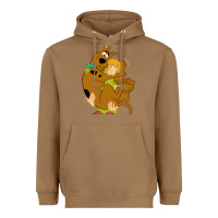 Toasted Coconut Scooby Doo and Shaggy Heavyweight Hoodie - artisFamous
