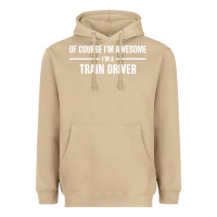 Mushroom i'm awesome i'm a train driver Heavyweight Hoodie - artisFamous