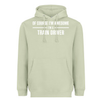 Matcha i'm awesome i'm a train driver Heavyweight Hoodie - artisFamous