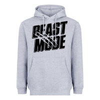Heather Grey beast mode classic Heavyweight Hoodie - artisFamous