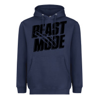 Navy beast mode classic Heavyweight Hoodie - artisFamous