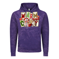 Cloud Purple warm and cozy santa Vintage Hoodie - FaDigitalArtStudio