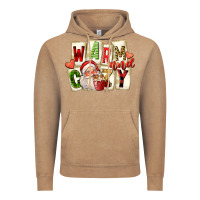 Vintage Coffee warm and cozy santa Vintage Hoodie - FaDigitalArtStudio
