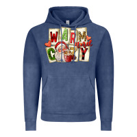 Vintage Denim warm and cozy santa Vintage Hoodie - FaDigitalArtStudio