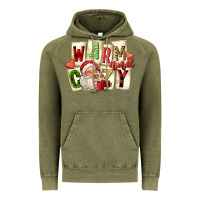 Vintage Olive warm and cozy santa Vintage Hoodie - FaDigitalArtStudio