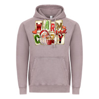 Vintage Zinc warm and cozy santa Vintage Hoodie - FaDigitalArtStudio