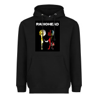 Black radio Heavyweight Hoodie - artisFamous