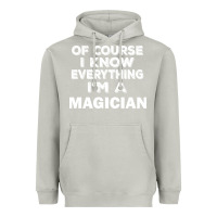 Moon Dust i know everything i'm a magician Heavyweight Hoodie - artisFamous