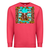 Cardinal texas longhorn sunflower gemstone Premium Sweatshirt - JahusDesignShop