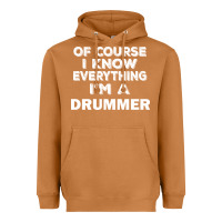 Meerkat i know everything i'm a drummer Heavyweight Hoodie - artisFamous