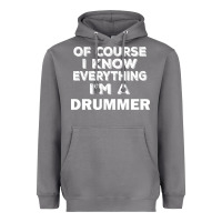 Storm i know everything i'm a drummer Heavyweight Hoodie - artisFamous