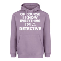 Lavender i know everything i'm a detective Heavyweight Hoodie - artisFamous