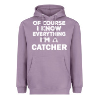 Lavender i know everything i'm a catcher Heavyweight Hoodie - artisFamous