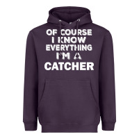 Plum i know everything i'm a catcher Heavyweight Hoodie - artisFamous